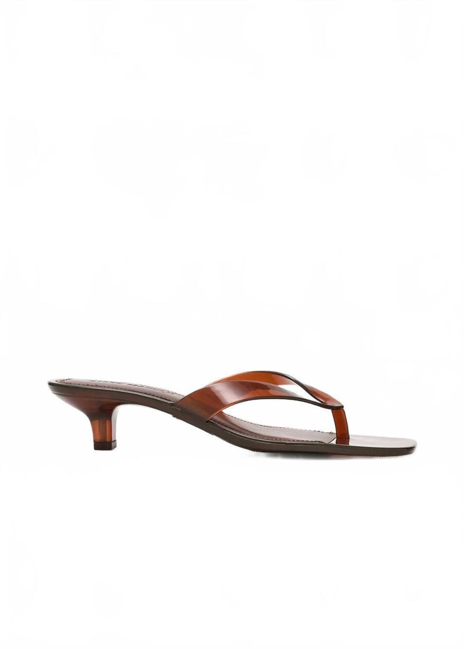 NEW STEVE MADDEN women's tracie jelly heel sandal in brown